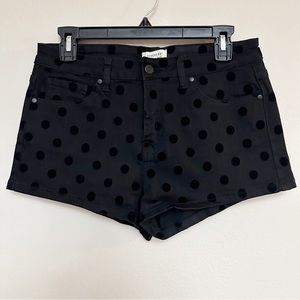 F21 | NWOT Polka Dot Denim Shorts
